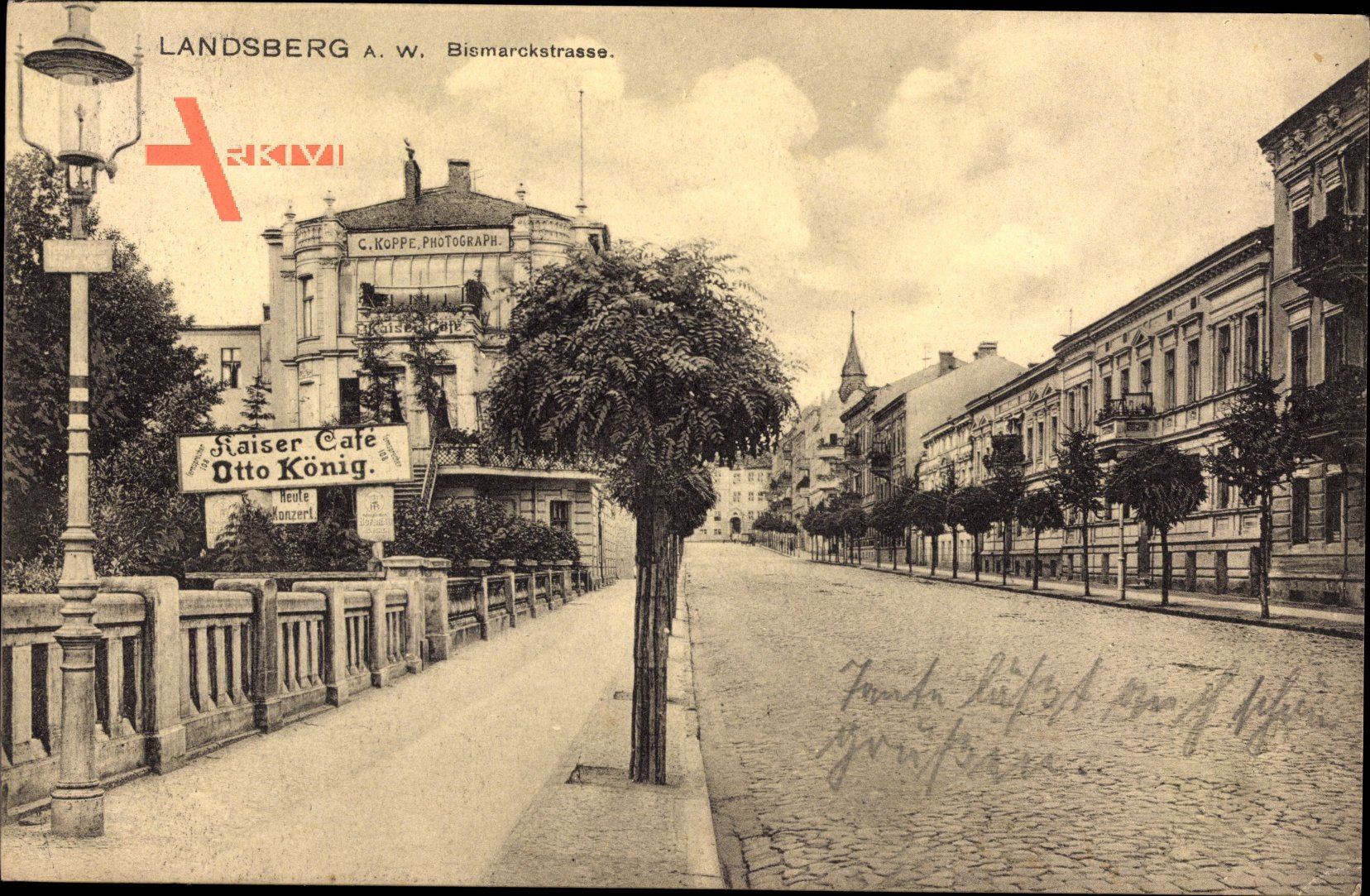 Gorzów Wielkopolski Landsberg Warthe Ostbrandenburg, Bismarckstraße, O. König