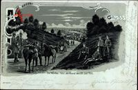 Mondschein Wœrth Wörth Sauer Elsaß Bas Rhin, Wörther Hohl, 22 Juli 1870