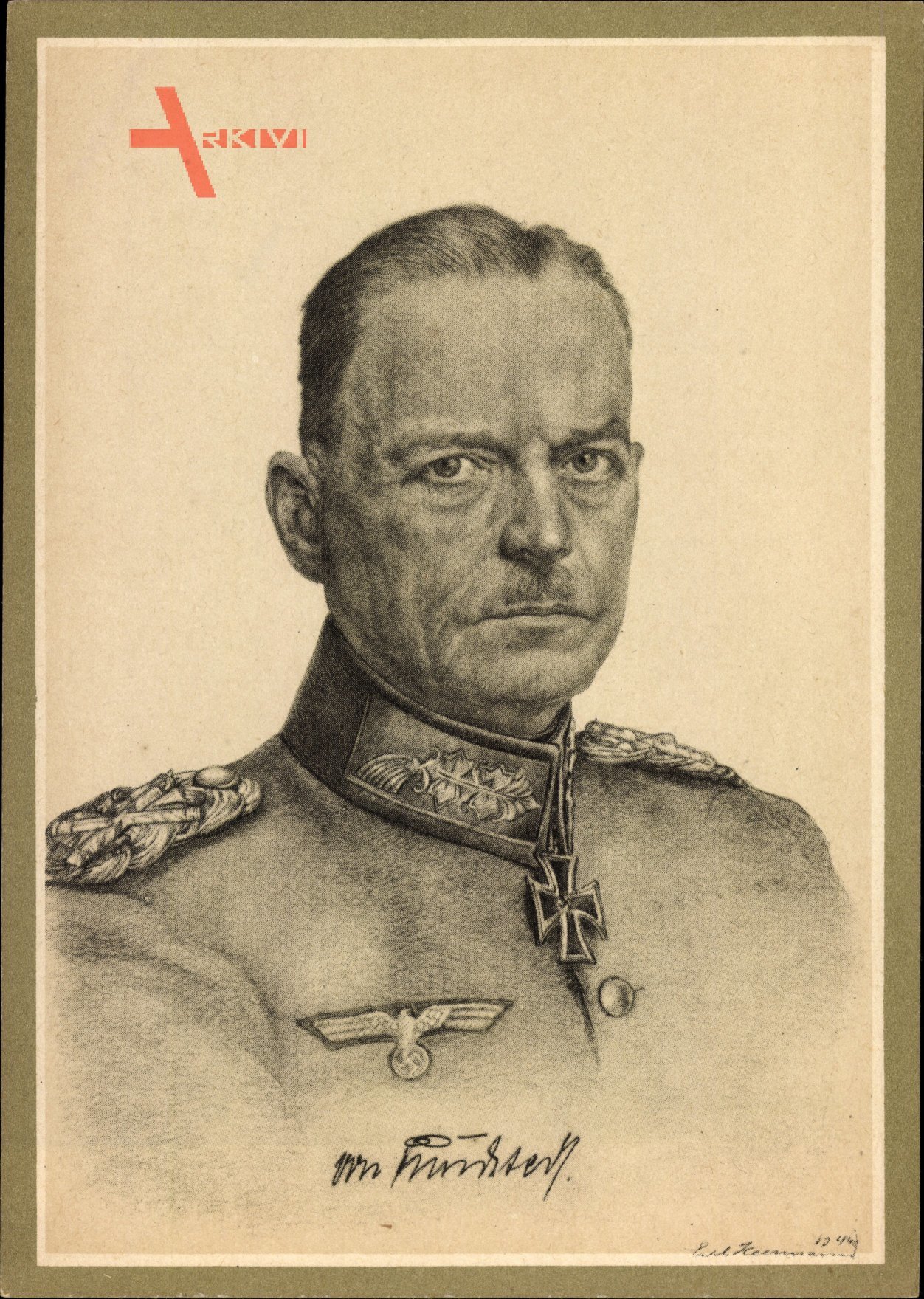 Generalfeldmarschall Gerd von Rundstedt, Deutsche Wehrmacht, Portrait, II. WK