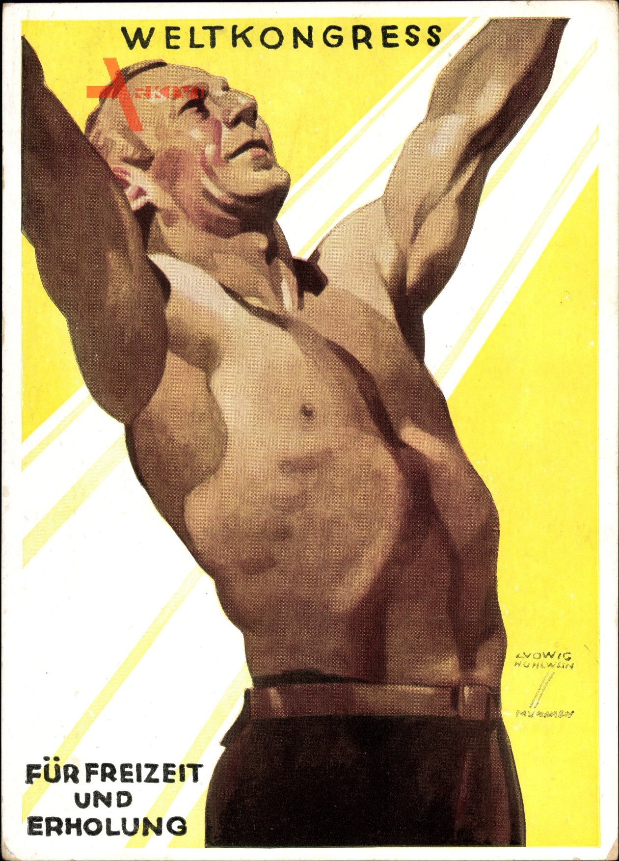 Hohlwein, Ludwig, Weltkongress für Freizeit und Erholung 1936