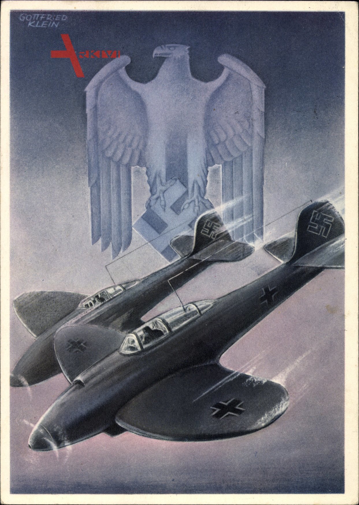 NS-Propaganda - Luftwaffe, Sturzkampfflieger, Hoheitsadler, II. WK