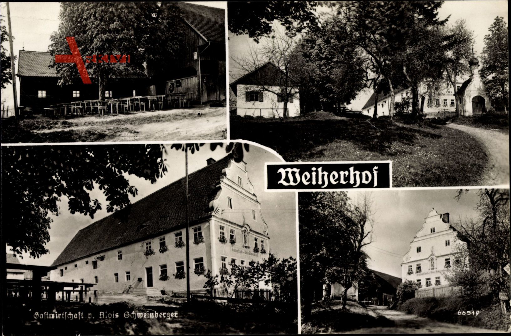 Weiherhof Gessertshausen Bayern, Gastwirtschaft Alois Schweinberger, Teilansichten
