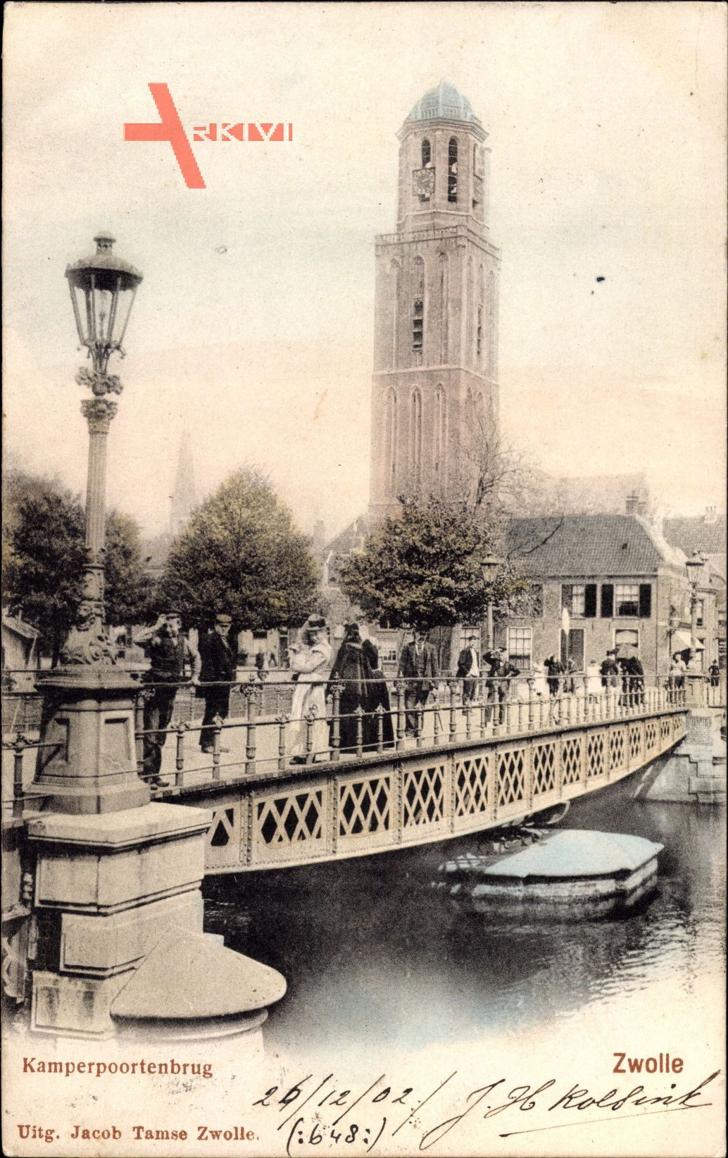 Zwolle Overijssel Niederlande, Kamperpoortenbrug, Brücke, Turm