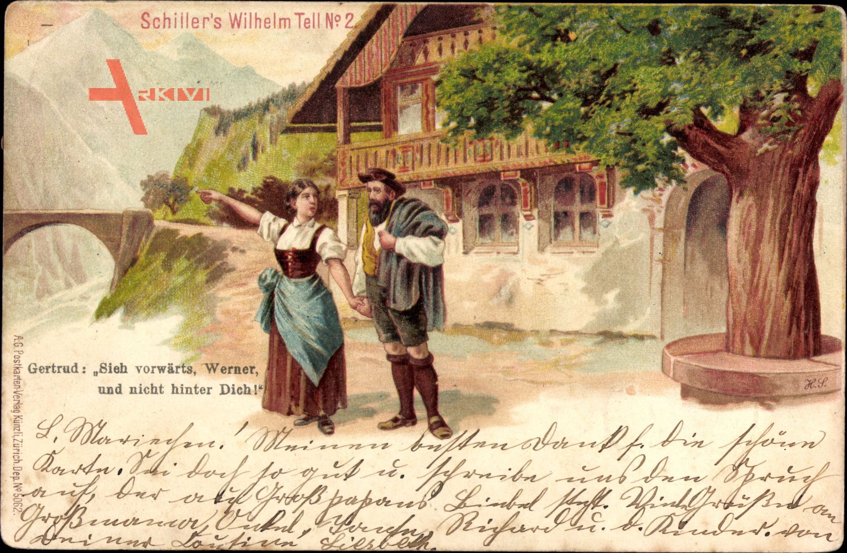 Schillers Wilhelm Tell, Gertrud, Sieh vorwärts, Werner