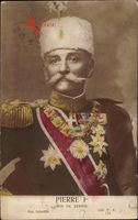 König Peter I. Karadjordjevic von Jugoslawien, Serbien, Portrait