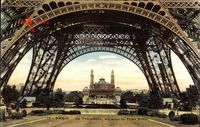 Paris, Le Trocadero, Vu sous la Tour Eiffel, Eiffelturm