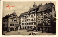 Konstanz am Bodensee, Obermarkt mit Haus zum hohen Hafen und Barbarossa