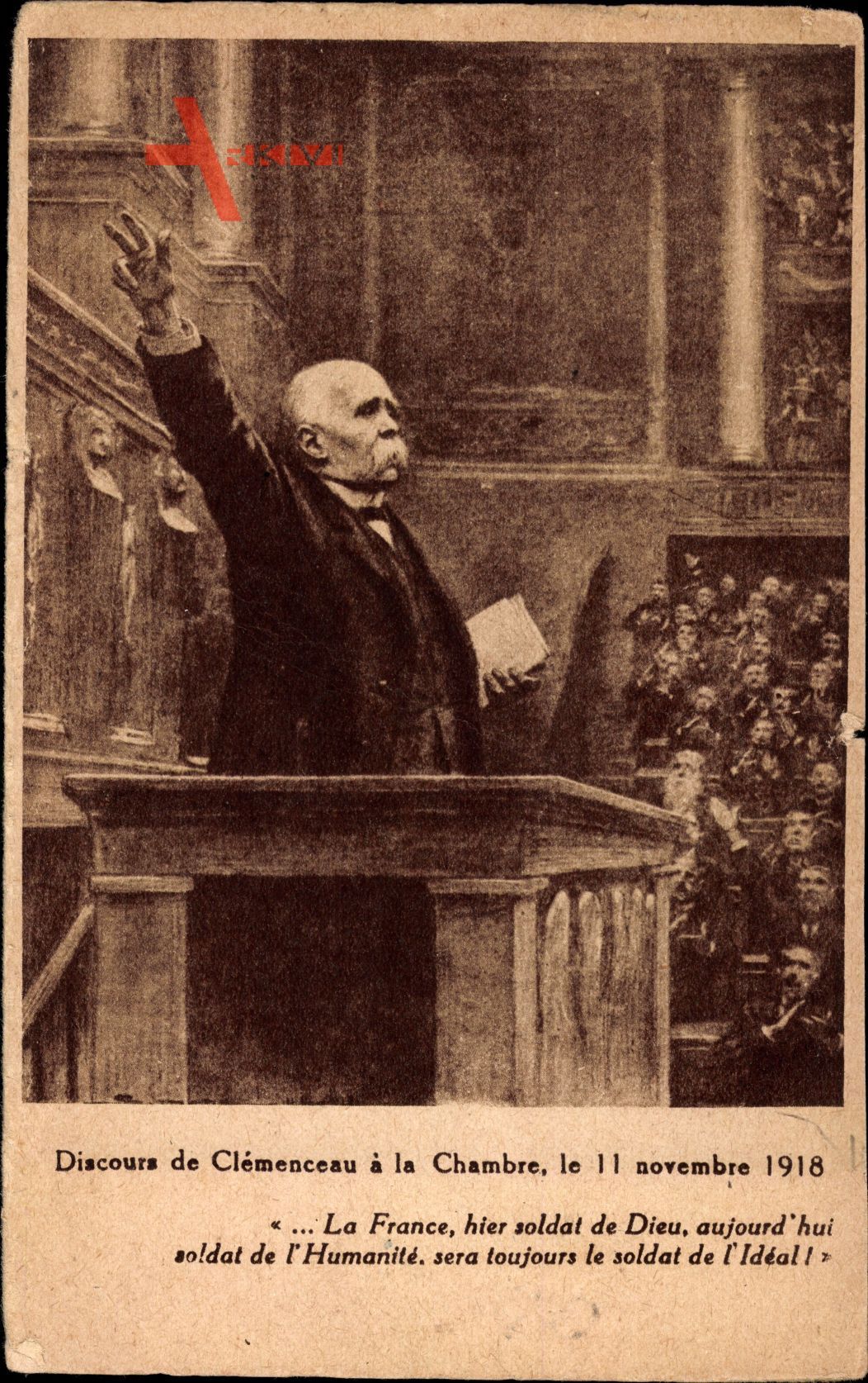 Discours de Georges Clemenceau a la Chambre, 11 Novembre 1918
