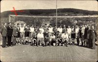 Fußballmannschaft, Gruppenfoto, II. Mannschaft Carlshafen, Schwarz weiß