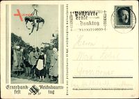 Ganzsachen Erntedankfest, Reichsbauerntag 1937, Maibaum