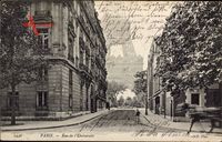 Paris Frankreich, Rue de lUniversite, Eiffelturm,Straßenpartie,Tour dEiffel
