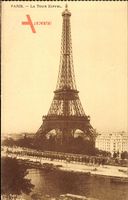 Paris Frankreich, La Tour Eiffel, Blick auf den Eiffelturm, Seine