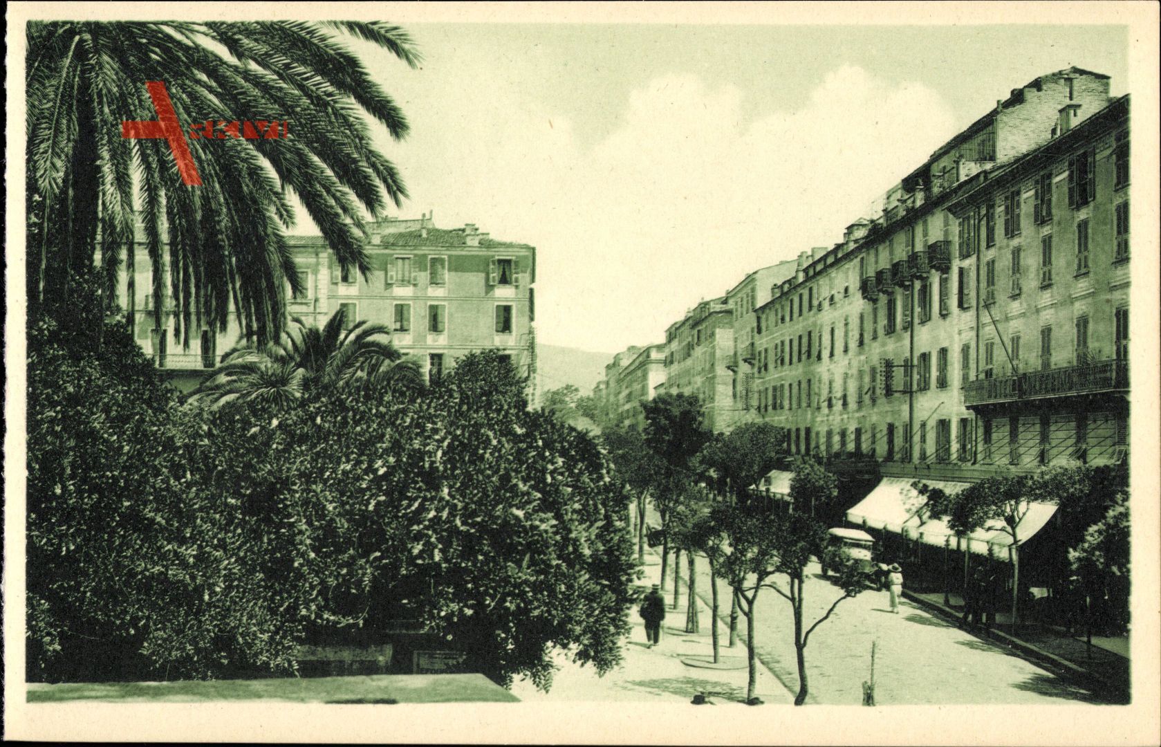 Ajaccio Korsika Corse du Sud, Le Cours Napoléon, Straßenpartie