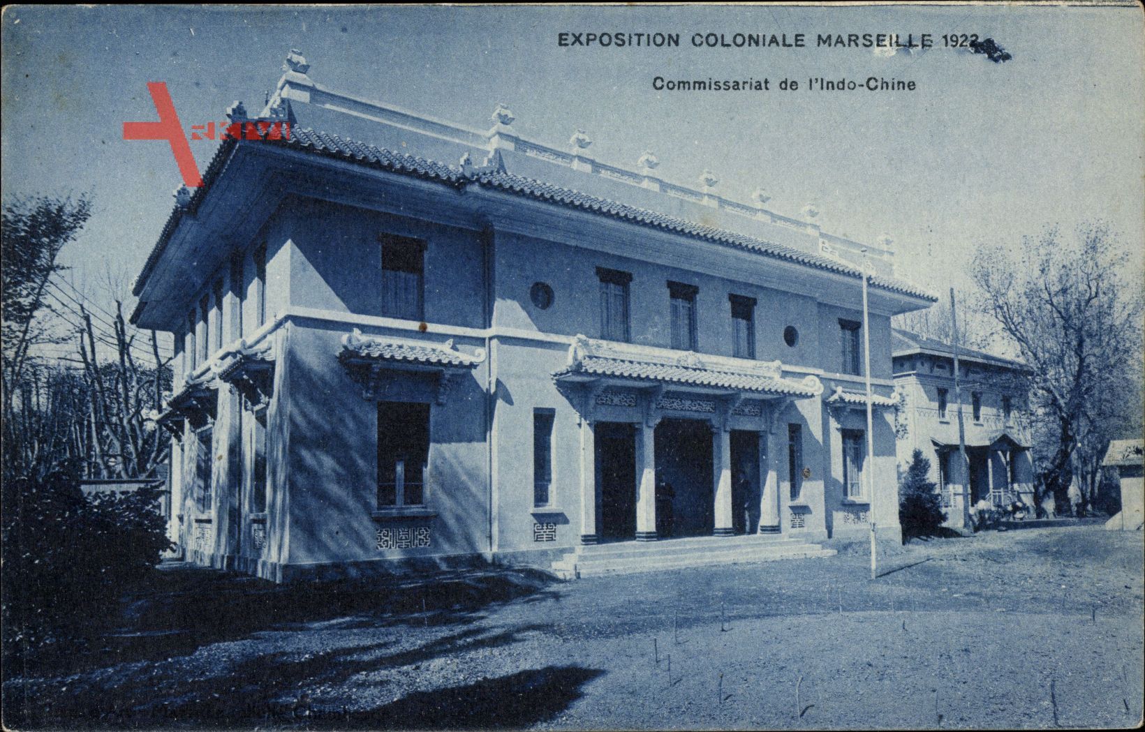 Marseille Bouches du Rhône, Exposition Coloniale,Commissariat de lIndo Chine