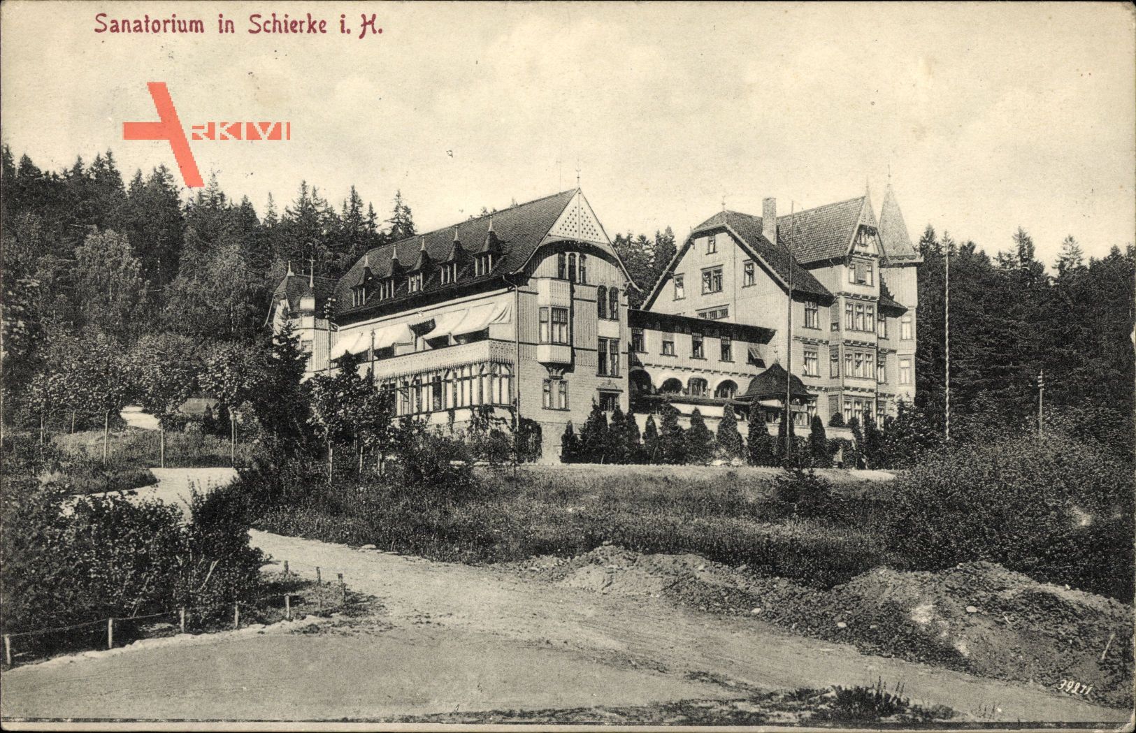 Schierke Wernigerode, Ansicht vom Sanatorium, Umgebung