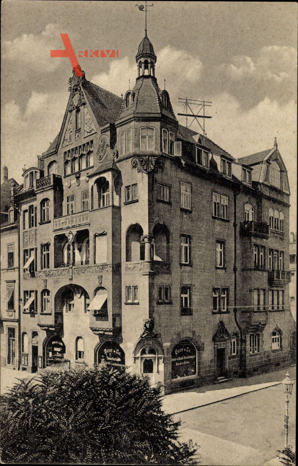 Heidelberg am Neckar, Haus in der Rohrbacherstraße 40, Architekt Ludwig Jahn