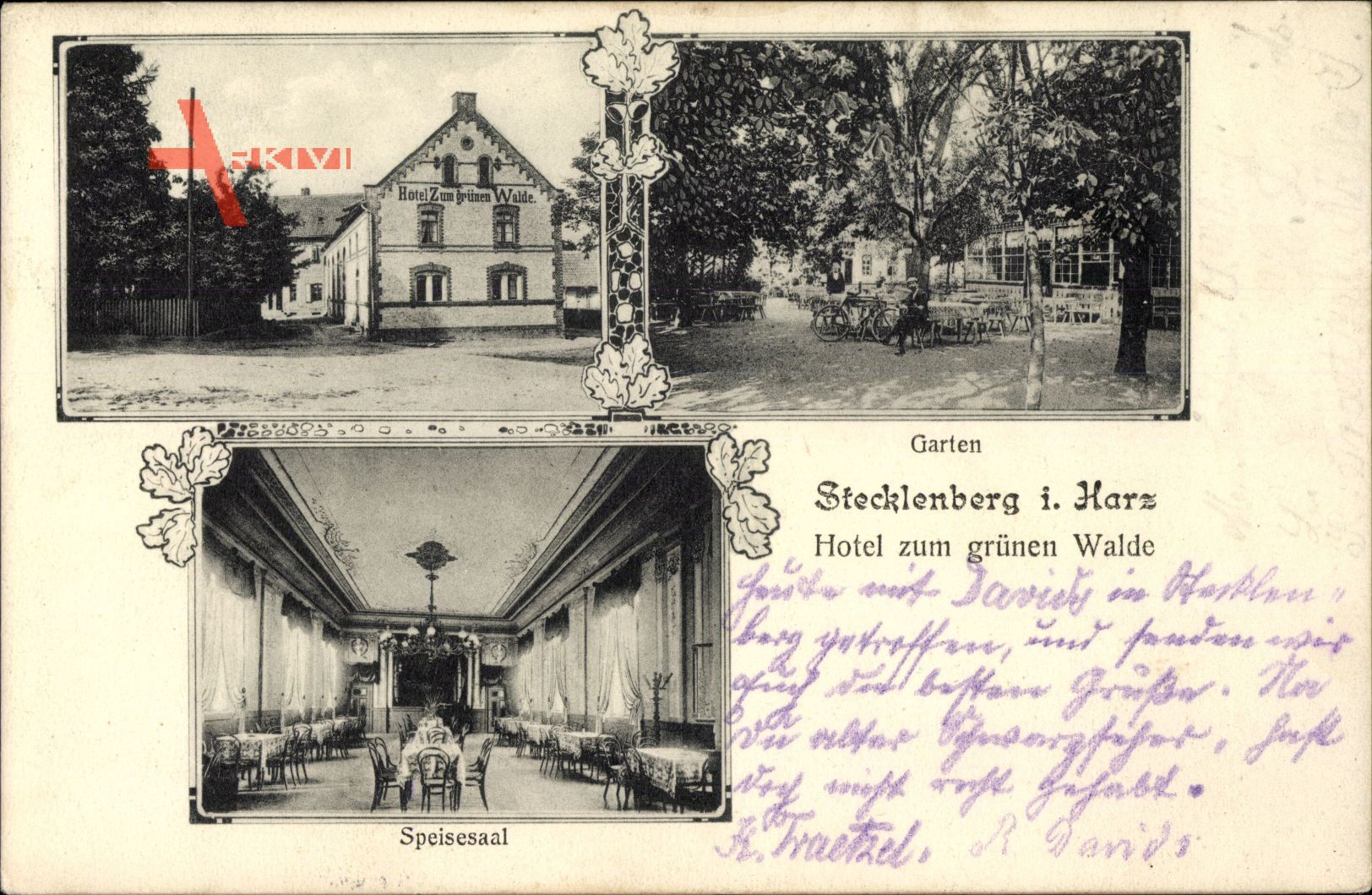 Stecklenberg Thale Harz, Hotel zum grünen Walde, Speisesaal