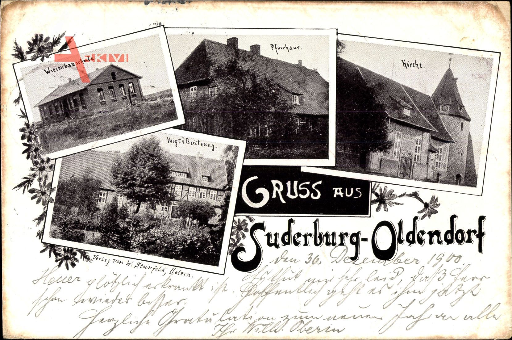 Suderburg Oldendorf Niedersachsen, Wiesenbauschule, Pfarre, Kirche, Haus