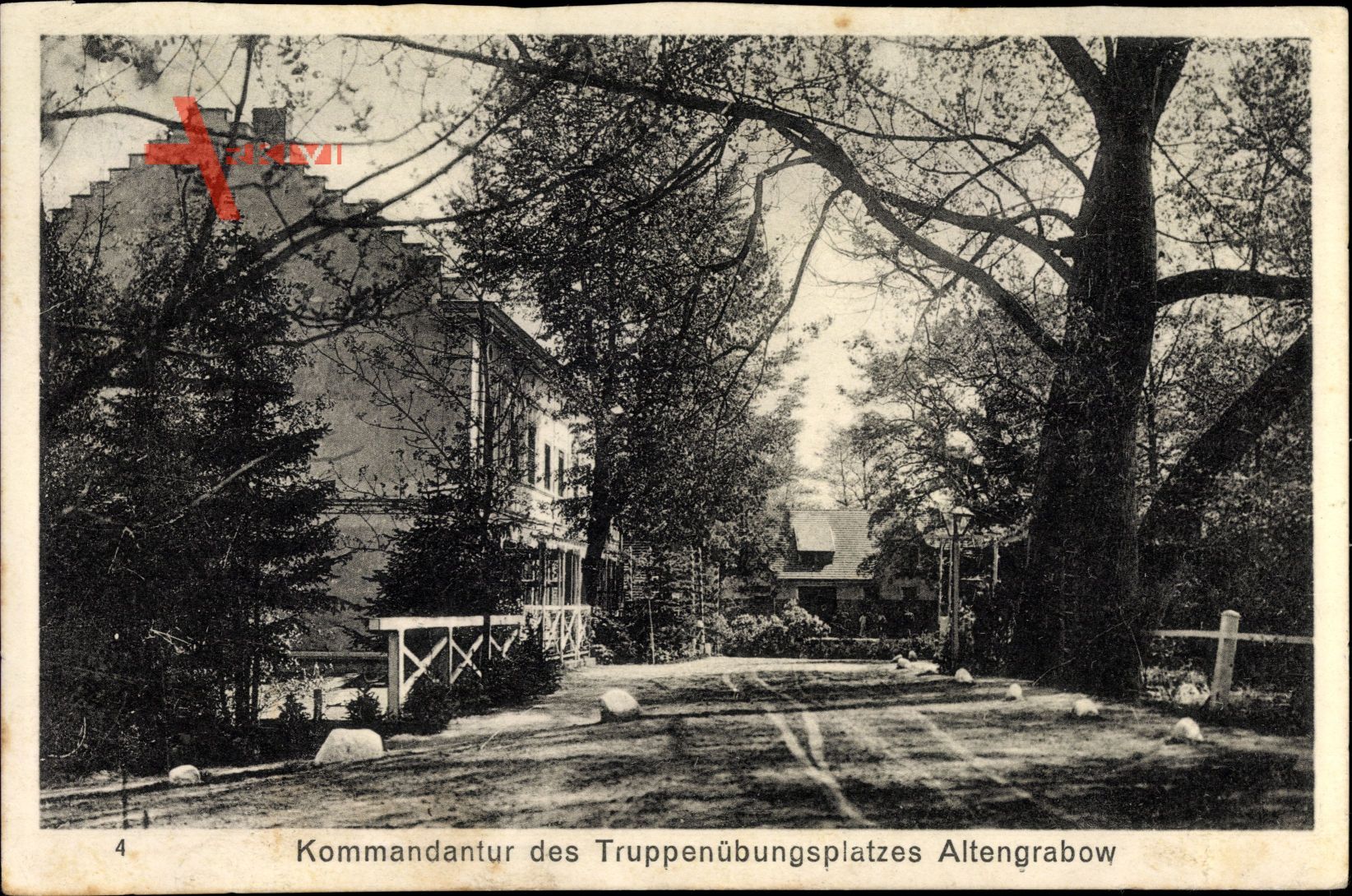Altengrabow Möckern in Sachsen Anhalt, Truppenübungsplatz, Kommandantur