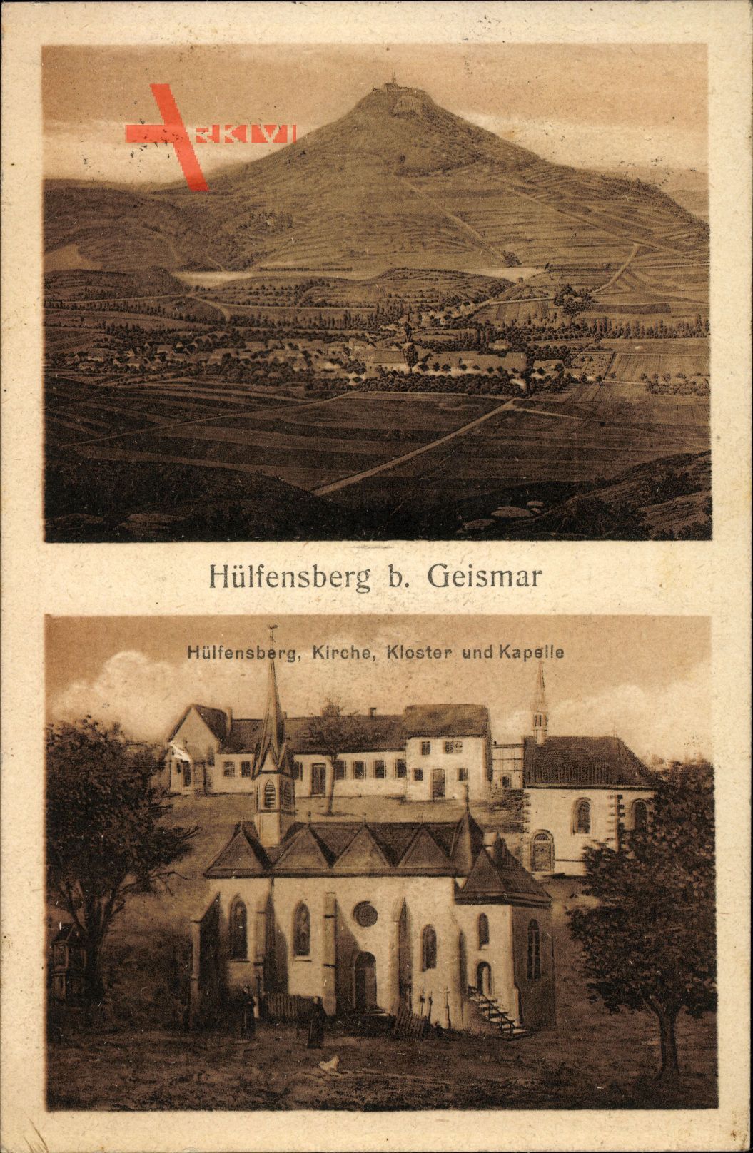 Geismar in Thüringen, Kirche, Kloster, Kapelle, Ort, Hülfensberg