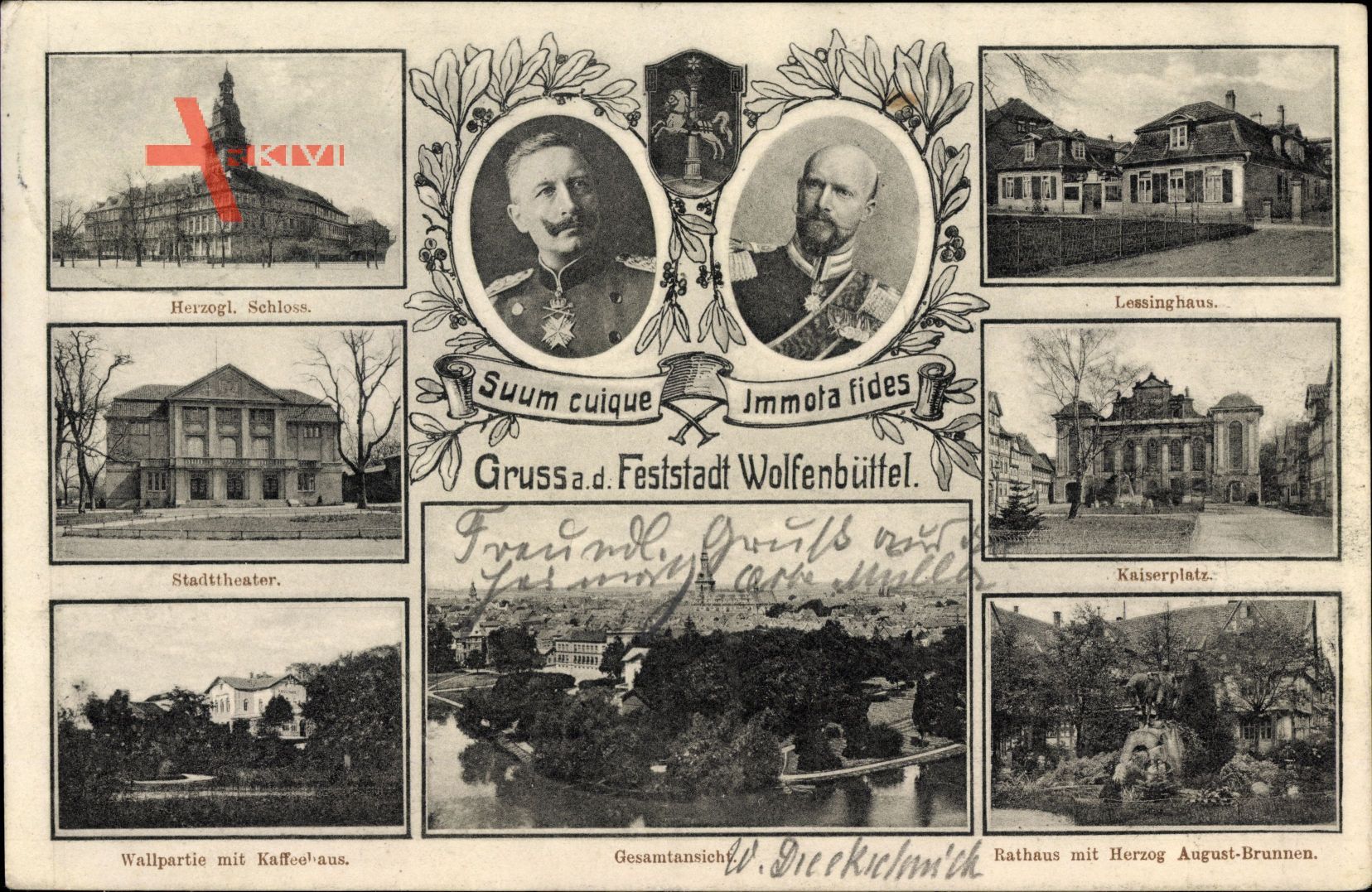 Wolfenbüttel, Kaiser Wilhelm II., Lessinghaus, Herzog Johann Albrecht