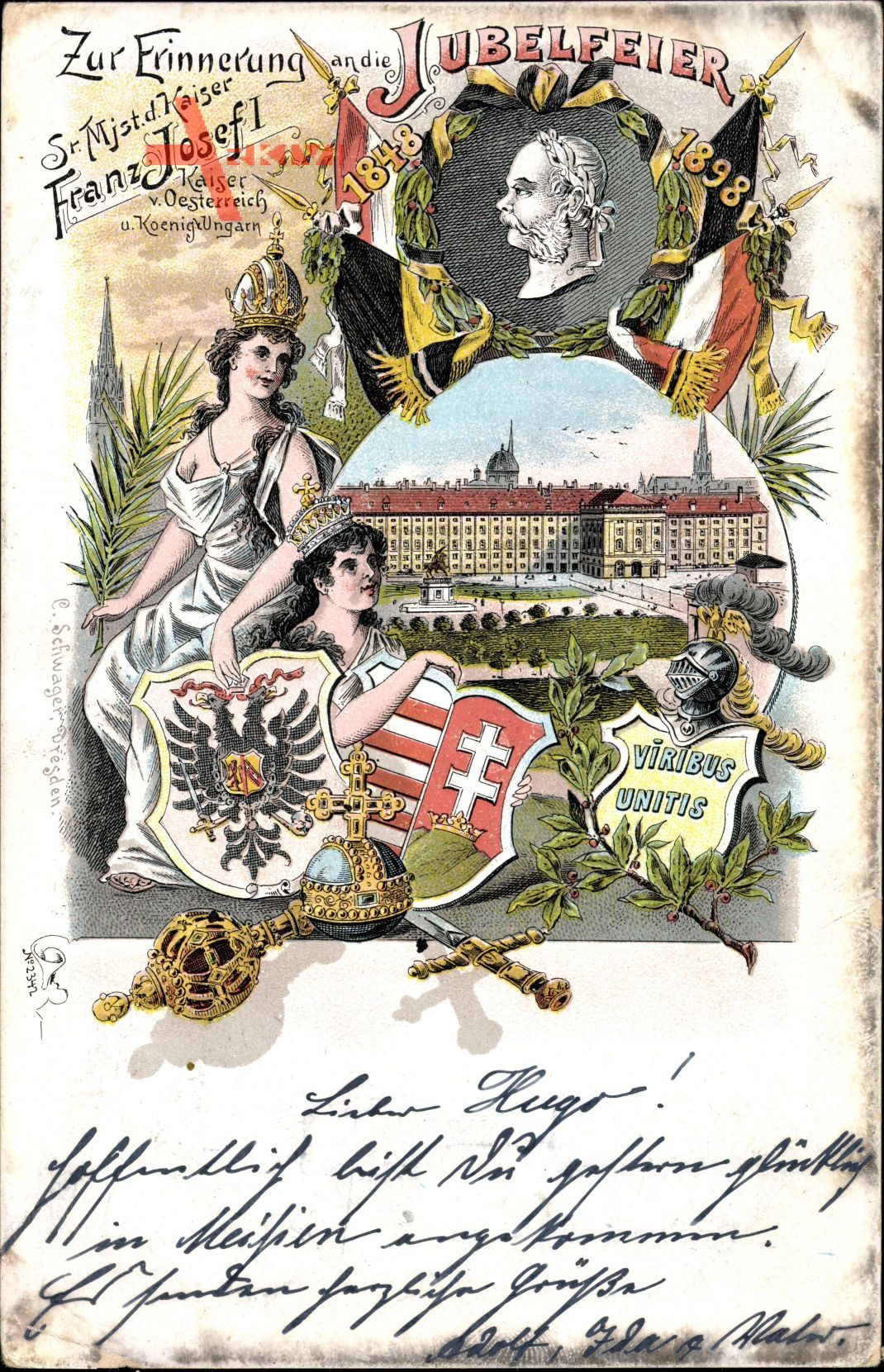 Österreich, Kaiser Franz Joseph I., Viribus Unitis, Jubelfeier 1898