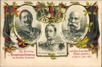 Kaiser Wilhelm II., Franz Josef, Kronprinz, Großjährigskeitserklärung 1900