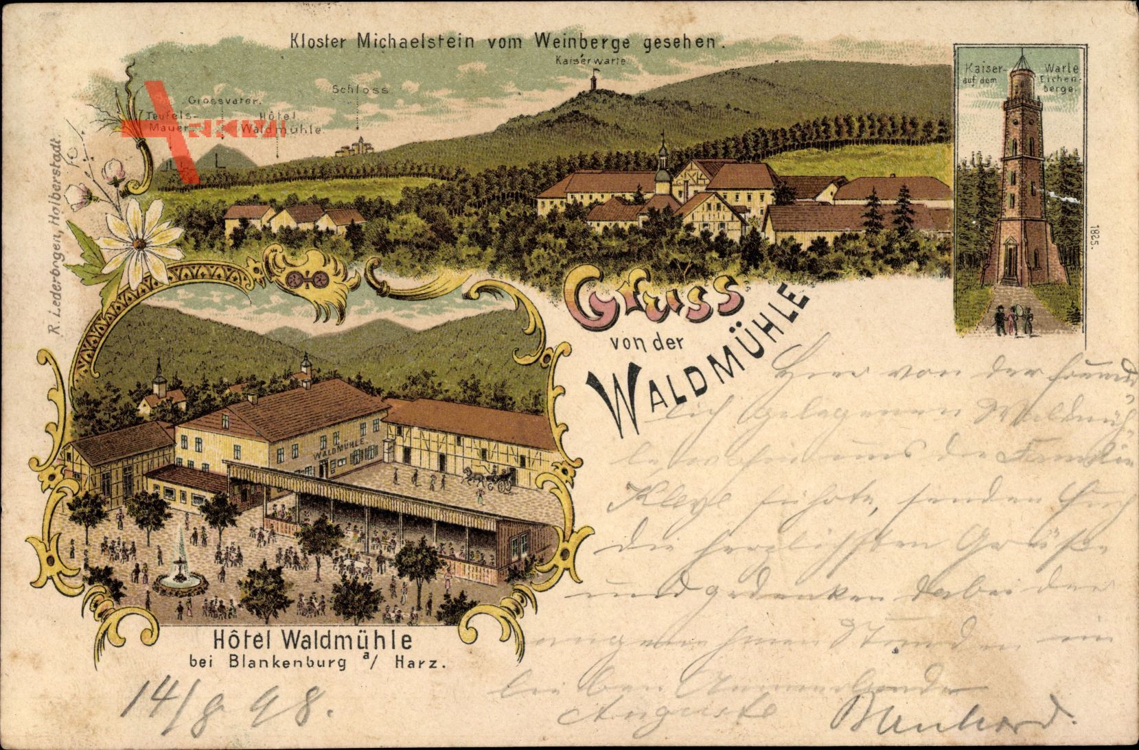 Blankenburg am Harz, Hotel Waldmühle, Kloster Michaelstein, Kaiserwarte
