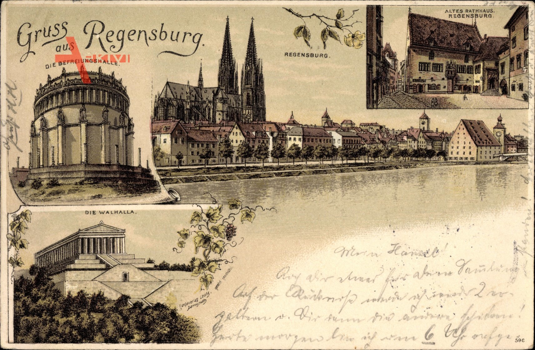 Regensburg a.d. Donau Oberpfalz, Walhalla, Altes Rathaus, Befreiungshalle