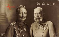 Kaiser Wilhelm II, Kaiser Franz Josef I, In Treue fest, NPG 4907 b