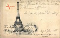 Paris, Expo 1900, Weltausstellung, Tour Eiffel, Eiffelturm