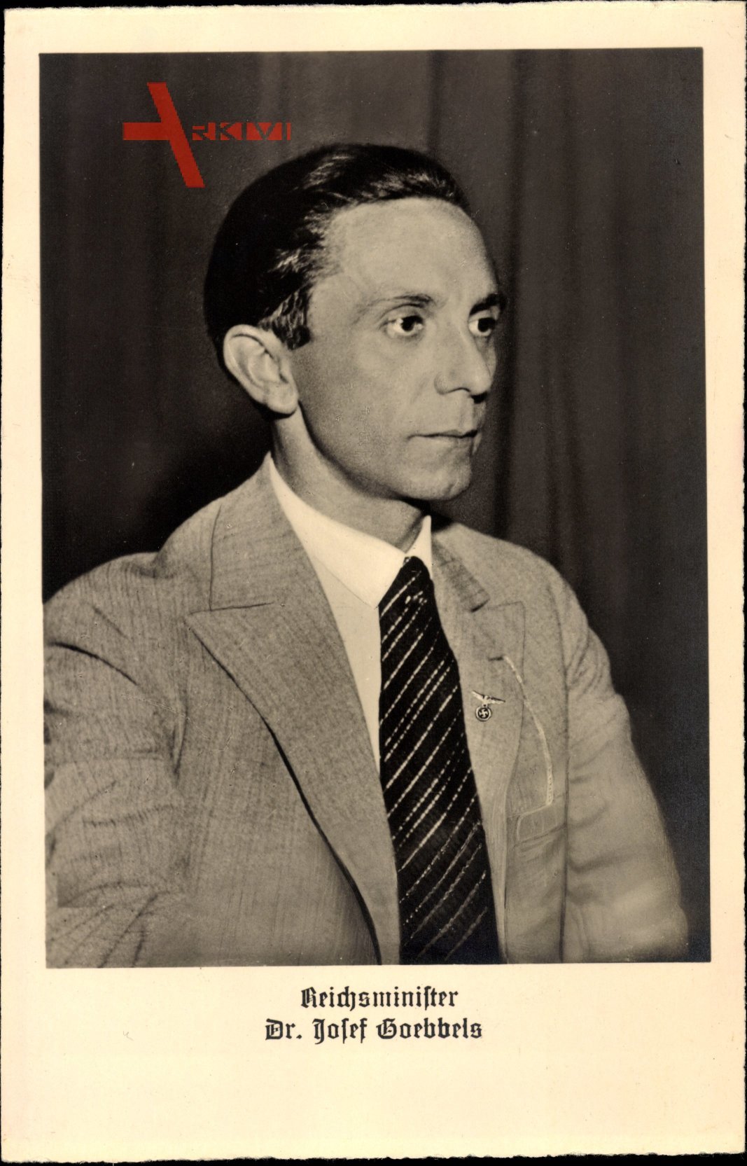 Reichspropagandaleiter Joseph Goebbels, Portrait