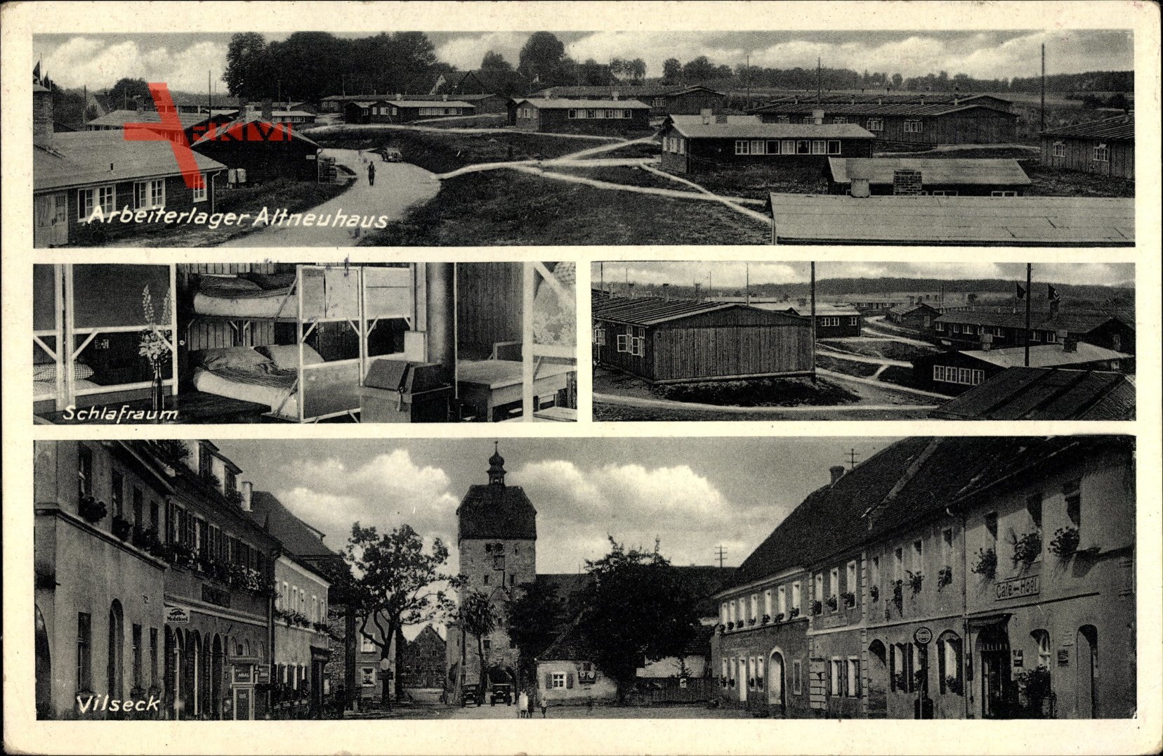 Vilseck an der Vils Oberpfalz, Reichsarbeitsdienstlager Altneuhaus,Schlafraum
