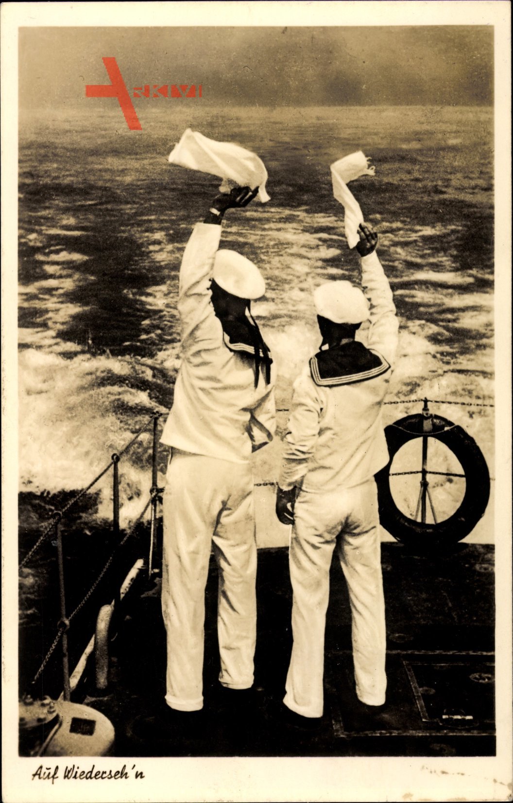 Auf Wiederseh'n, Seeleute winken zum Abschied, Kriegsmarine