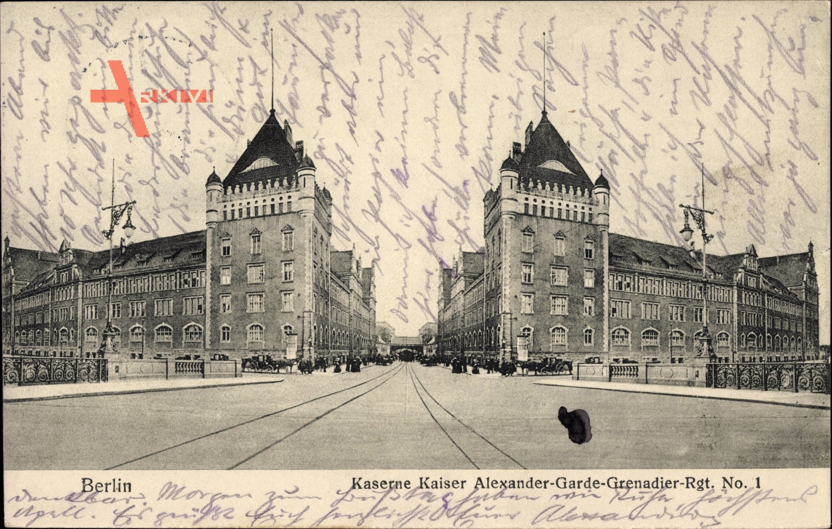 Berlin Mitte, Kaserne Kaiser Alexander Garde Grenadier Regmt. No. 1