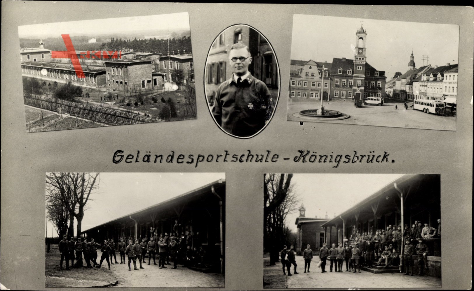Königsbrück in der Oberlausitz, Geländesportschule, Reichswehrsoldaten, Ausbilder mit EK I.