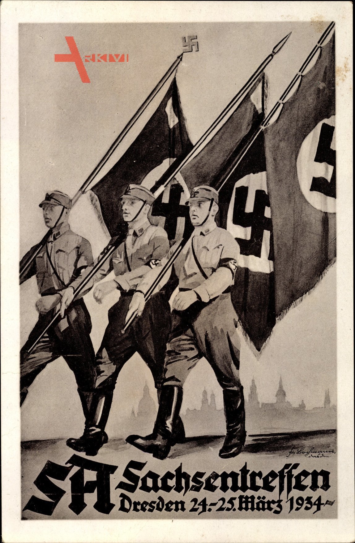 Dresden, SA Sachsentreffen, 24-25. März 1934