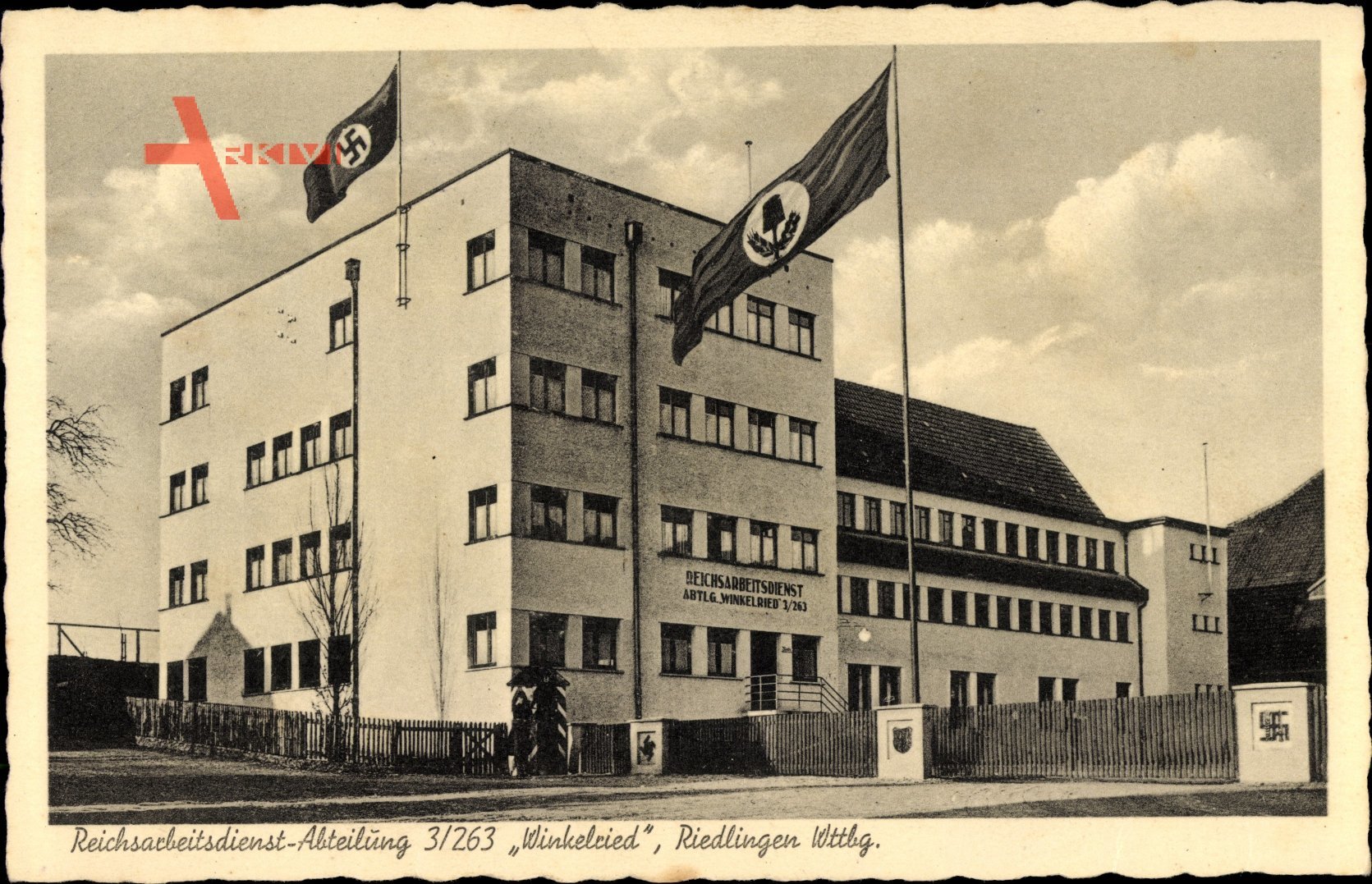 Riedlingen in der Schwäbischen Alb, Reichsarbeitsdienst Abteilung 3/263 Winkelried