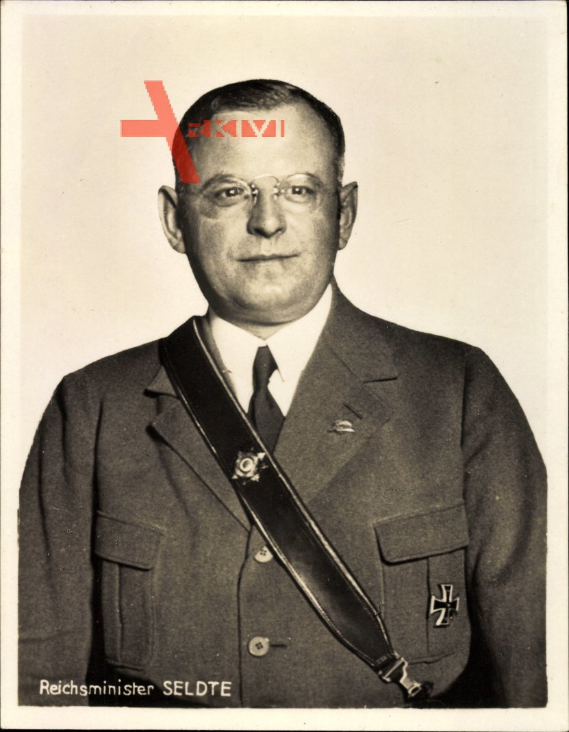 Foto Franz Seldte, Begründer des Stahlhelm, Bund der Frontsoldaten, Portrait