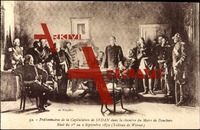 Preliminaires de la Capitulation de Sedan, 1870