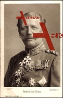 Portrait General von Einem in Uniform, Orden, EK II