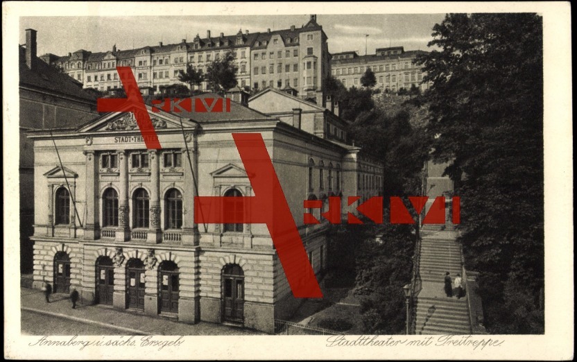 Annaberg Buchholz, Stadttheater mit Freitreppe