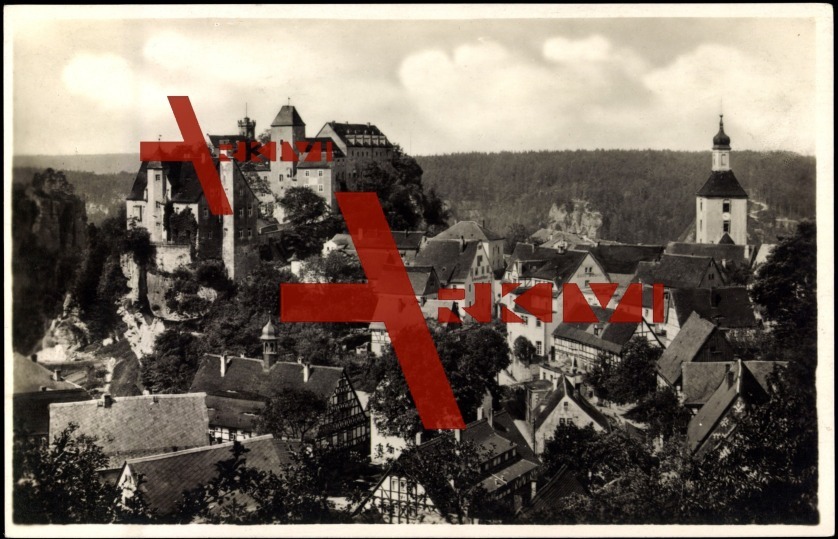 Hohnstein Sächsische Schweiz, Ort und Schloß