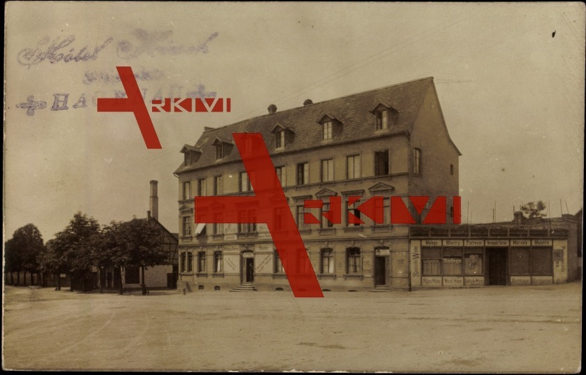 Hagenau Bas Rhin, Blick auf ein Hotel