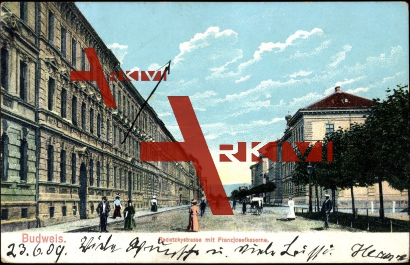 Budweis Jihomoravsky Kraj, Franzjoselkaserne, Straße