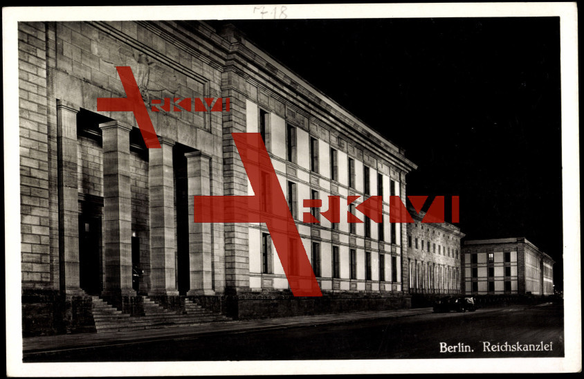 Berlin, Seitenansicht der Neuen Reichskanzlei
