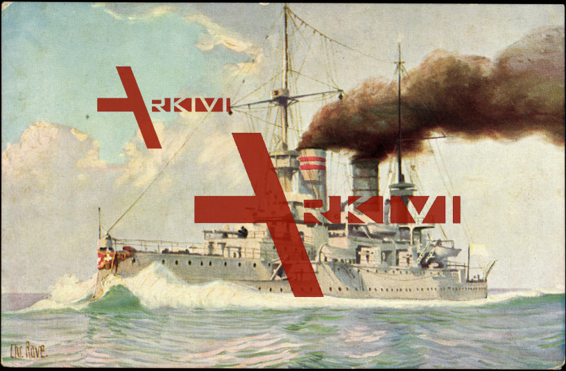 Rave C., Dt. Linienschiff Kaiser Barbarossa