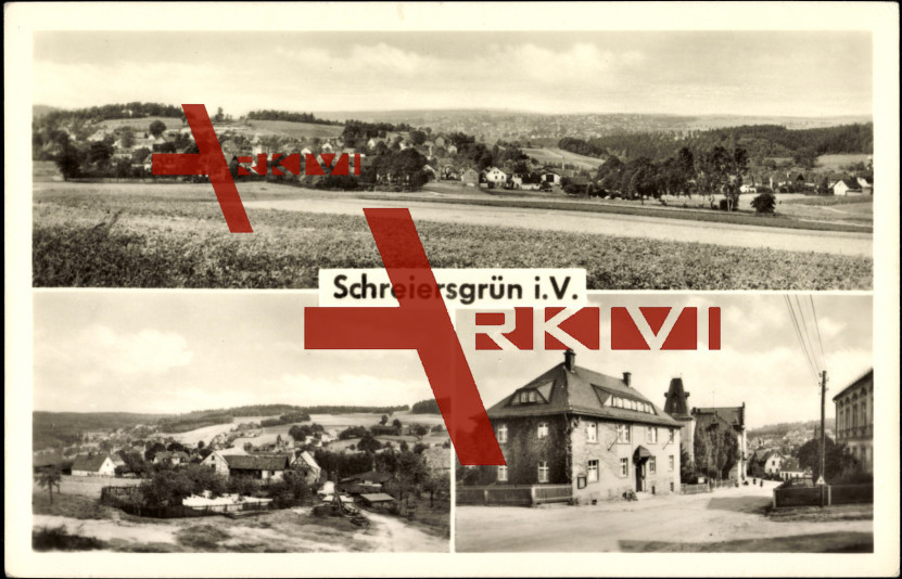 Schreiersgrün Eich, Panorama, Teilansicht, Gebäude