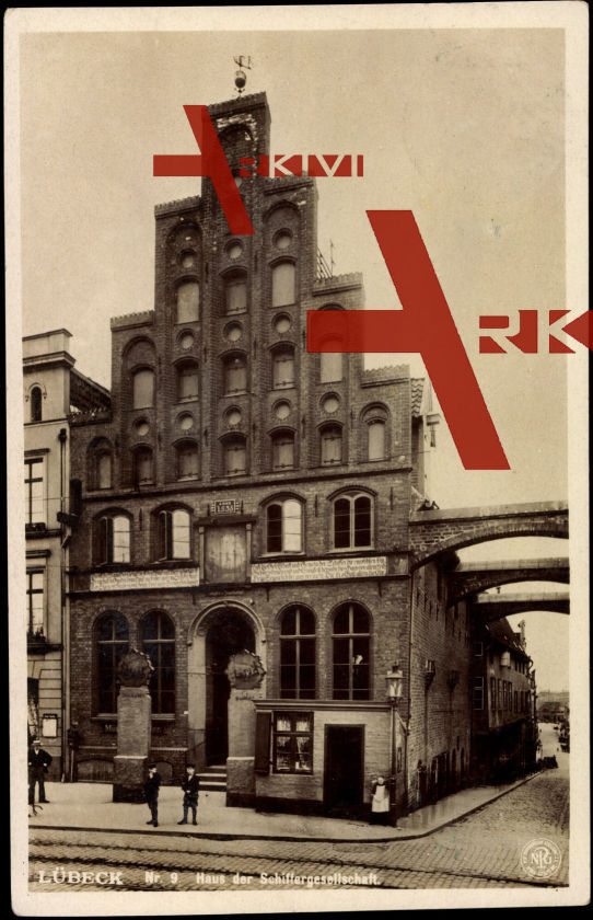 Lübeck, Haus der Schiffergesellschaft, NPG, 1910