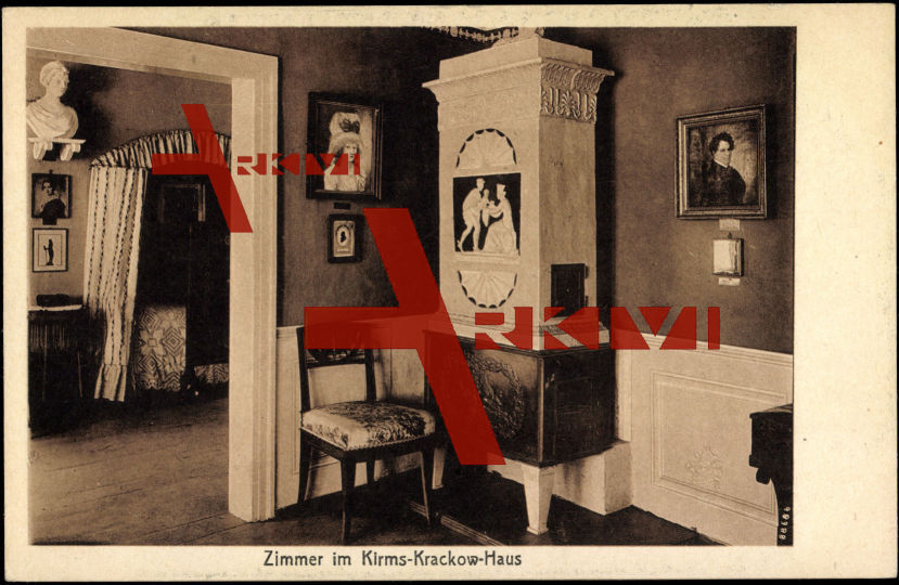 Weimar, Zimmer im Kirms Krackow Haus, Ofen